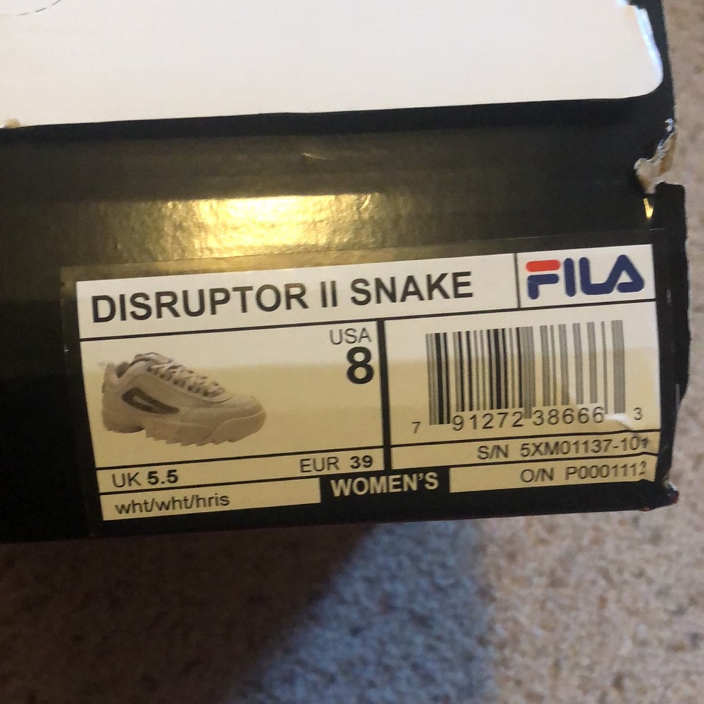 Women’s Disruptor ll snake Fila Sneakers - Picture 8 of 8